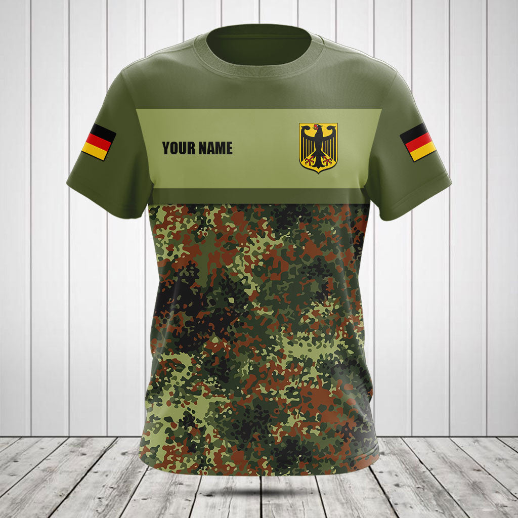 Customize Germany Camo Military Shirts And Jogger Pants