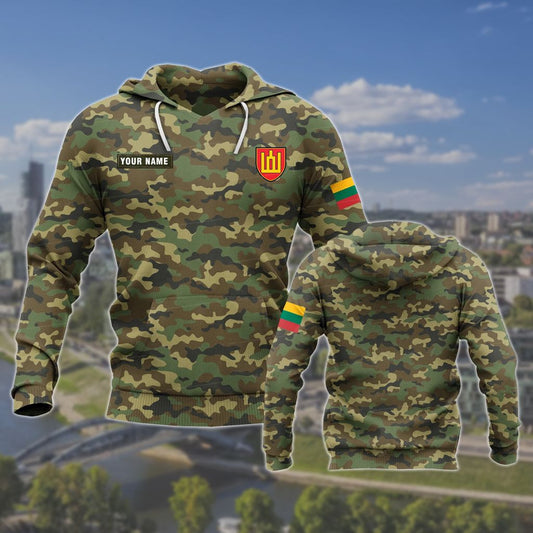 Personalisieren Sie Unisex-Kapuzenpullover für Erwachsene der litauischen Armee