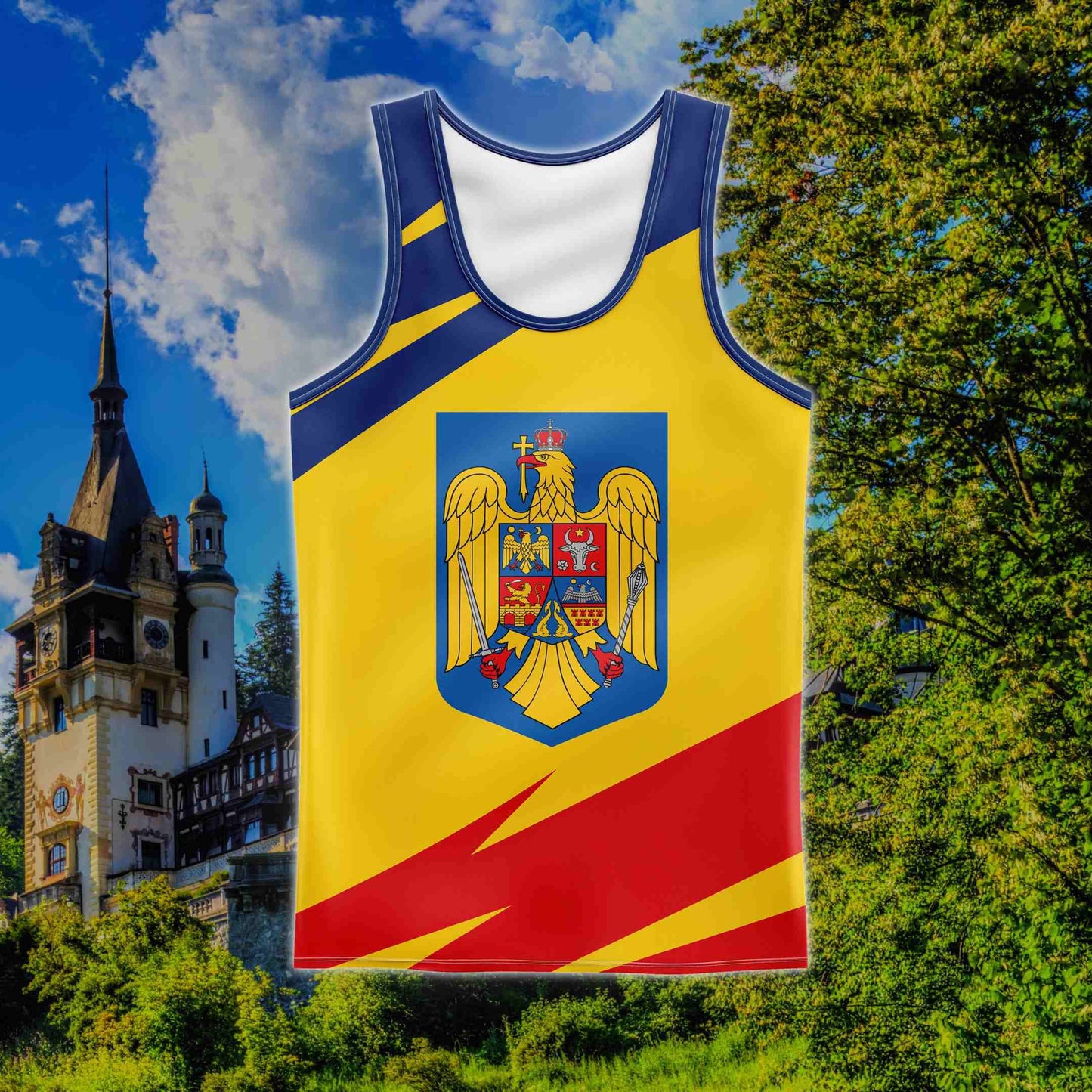 Romania Coat Of Arms Special Version Unisex Adult Shirts