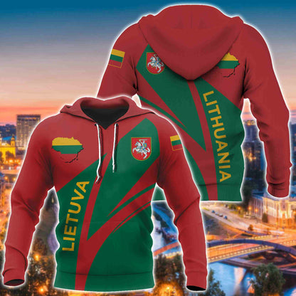 Lithuania Style Unisex Adult Hoodies