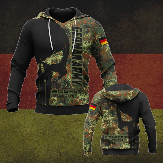 Deutsche Armee Totenkopf Flagge Unisex Erwachsene Hoodies