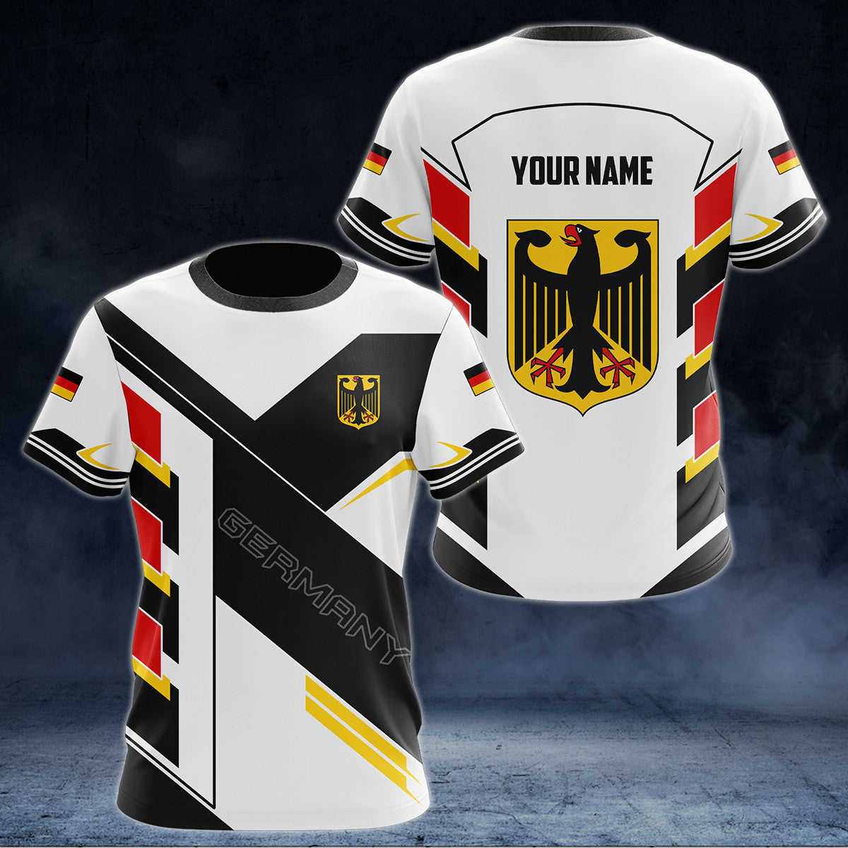 Customize Germany Coat Of Arms Cyber Form Unisex Adult Shirts