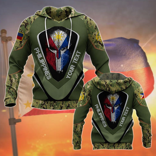 Customize Philippines Army Unisex Adult Hoodies