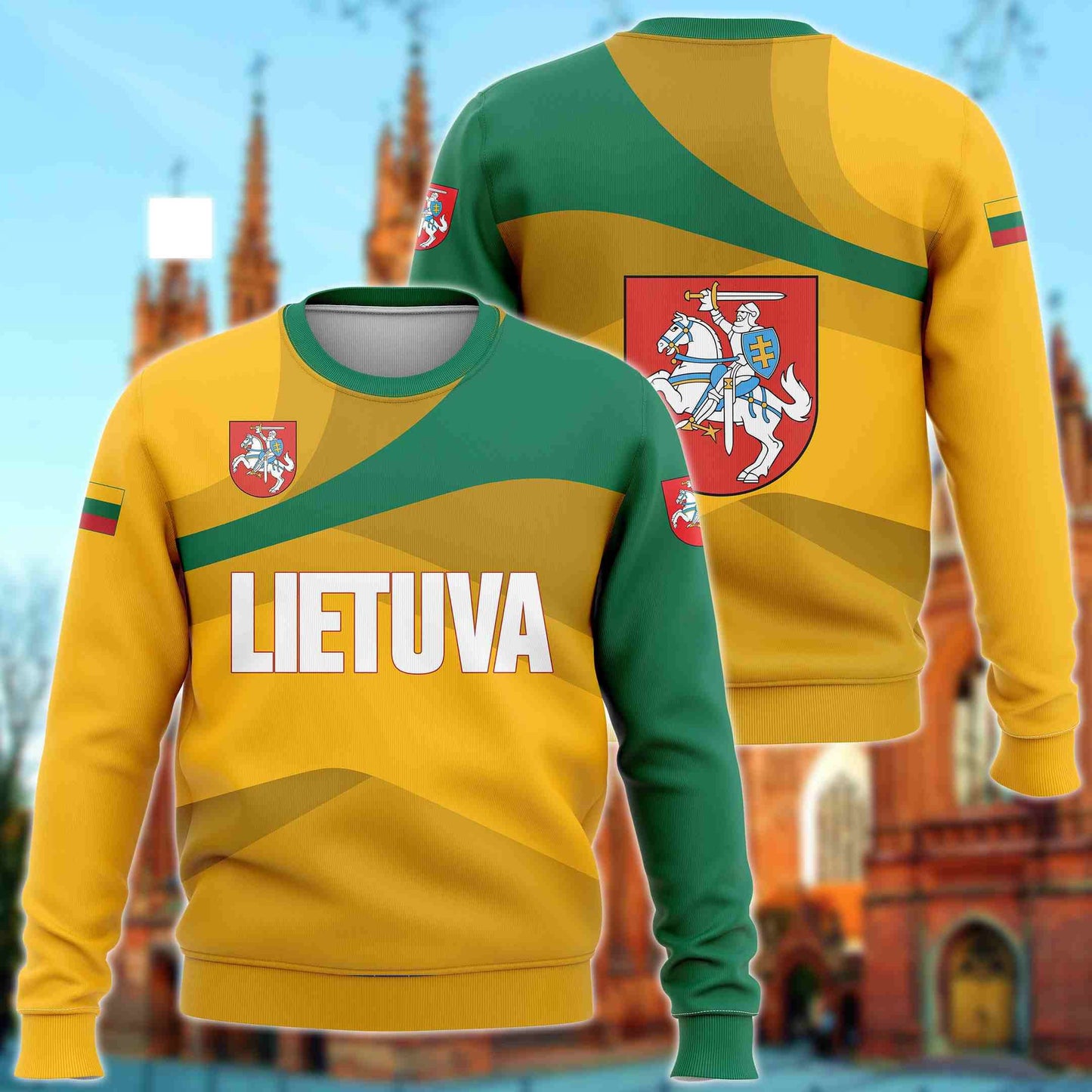 Lithuania Coat Of Arms Unisex Adult Shirts