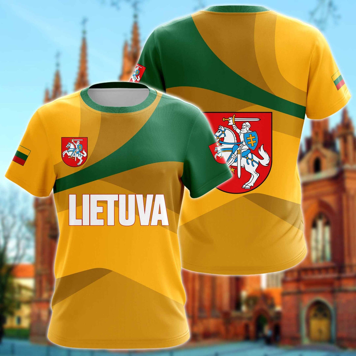 Lithuania Coat Of Arms Unisex Adult Shirts