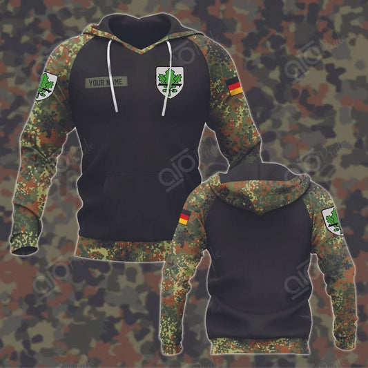 Deutschland Camo Unisex-Kapuzenpullover für Erwachsene