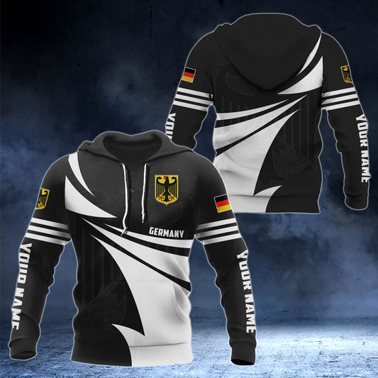 Customize Germany Coat Of Arms Style 3D Print Unisex Adult Hoodies