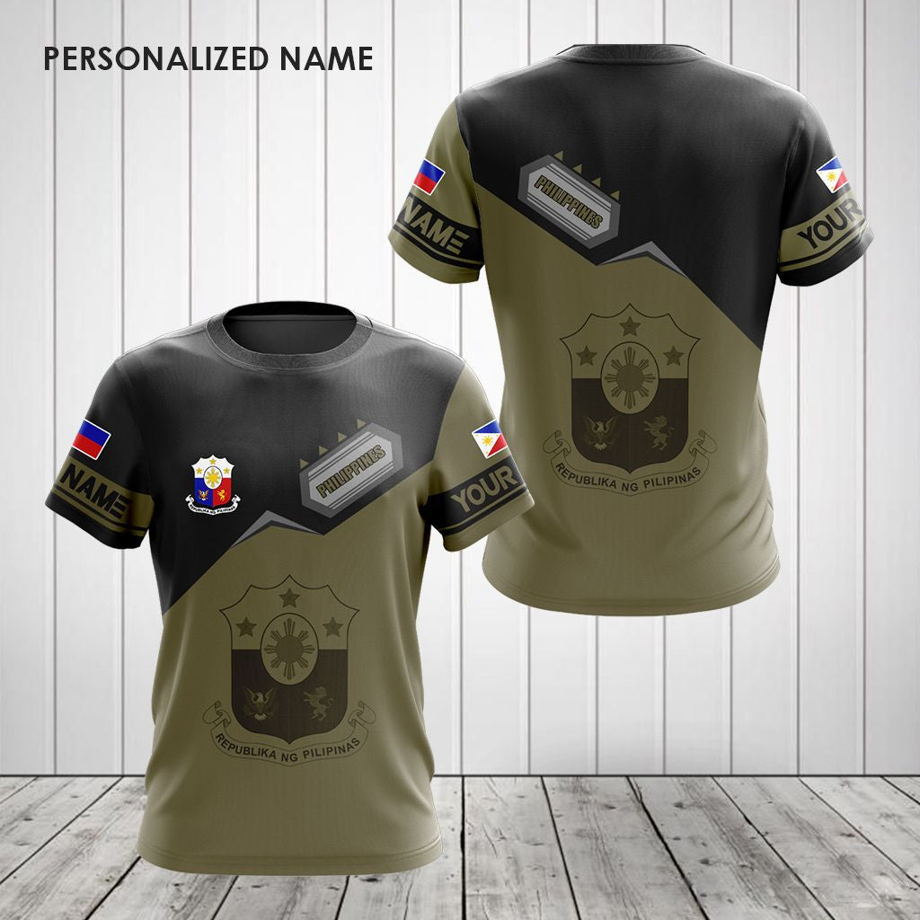 Custom Name Coat Of Arms Philippines Unisex Adult Shirts