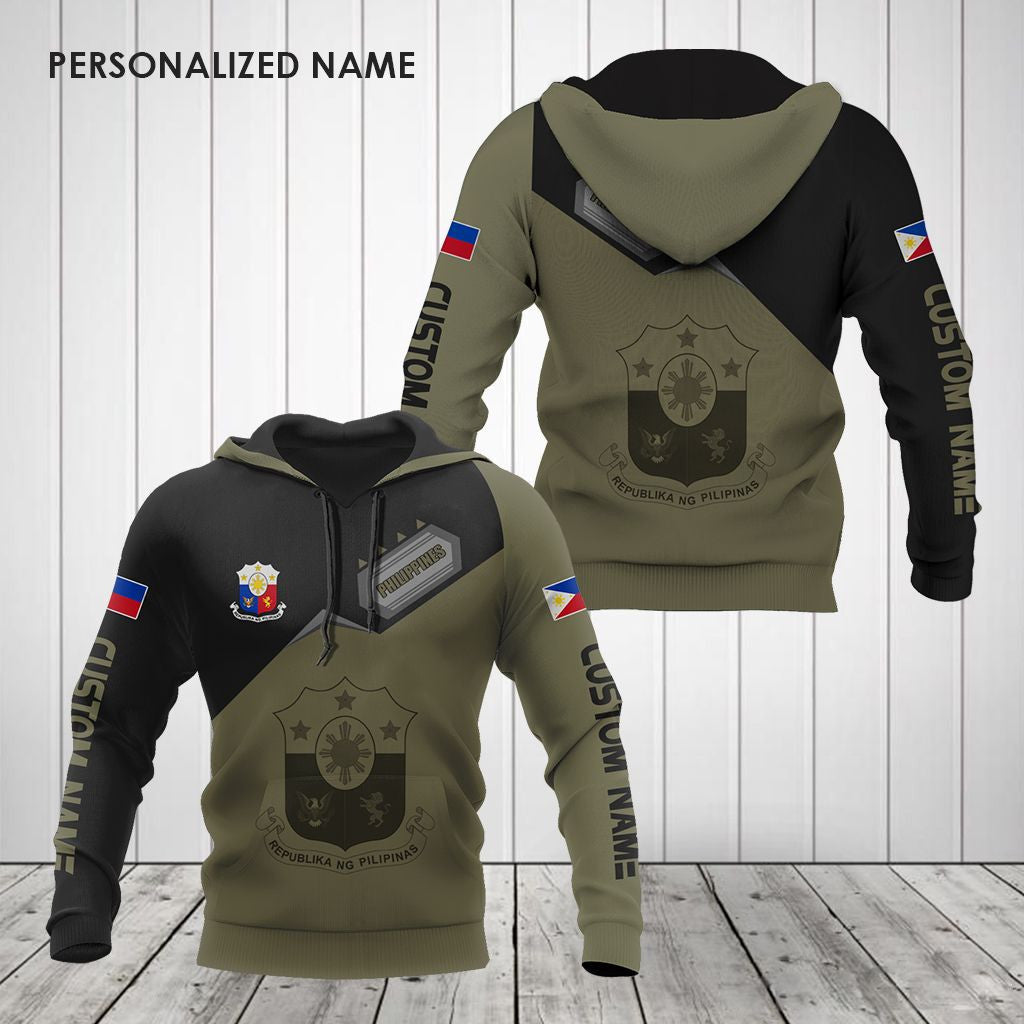 Custom Name Coat Of Arms Philippines Unisex Adult Shirts