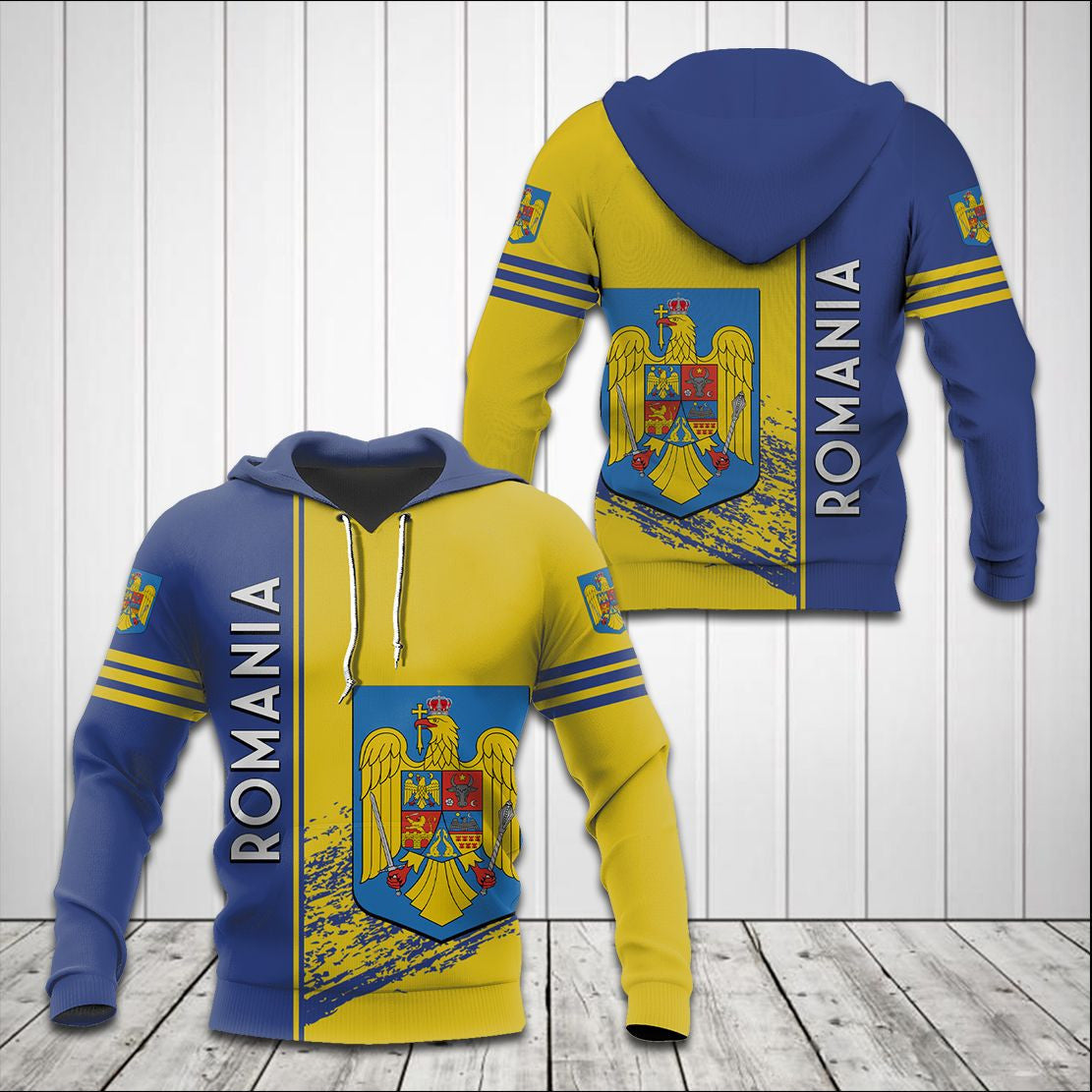 Romania Coat Of Arms 3D Special Unisex Adult Shirts