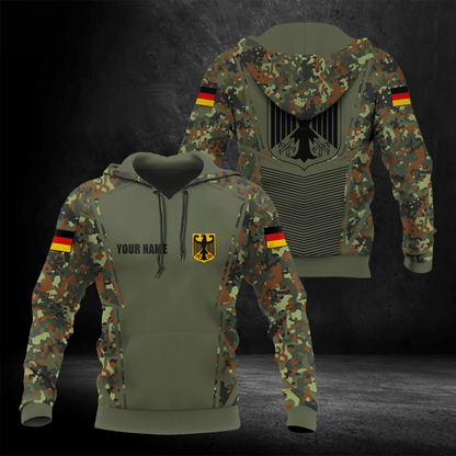 Customize Germany Camouflage Coat Of Arm Machine Unisex Adult Shirts