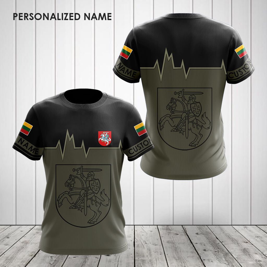 Custom Name Lithuania In My Heart Unisex Adult Shirts