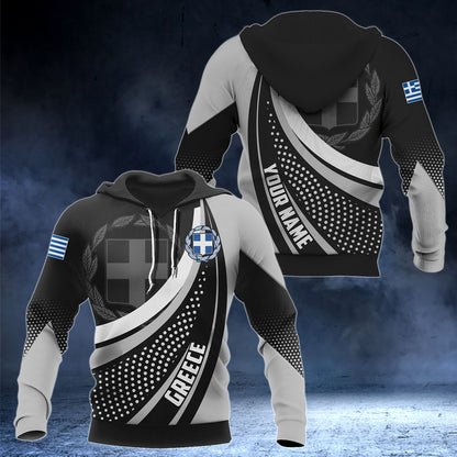 Customize Greece Print 3D Unisex Adult Hoodies