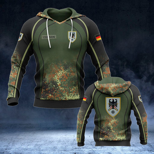 Personalisiere das Symbol der deutschen Armee - Camo Unisex-Kapuzenpullover für Erwachsene