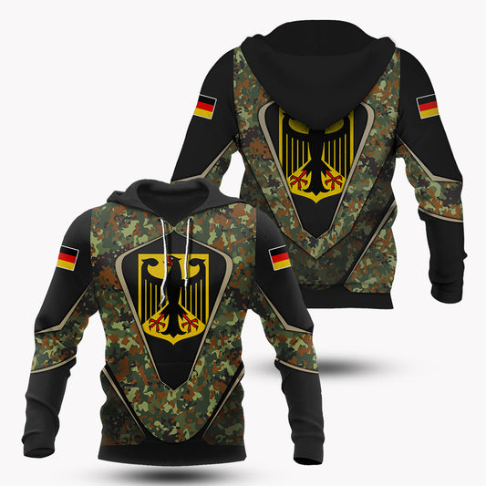 Unisex Shirts Deutschland Wappen Camouflage Armee