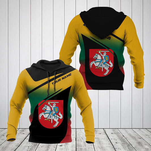 Custom Name Lithuania Flag Unisex Adult Shirts