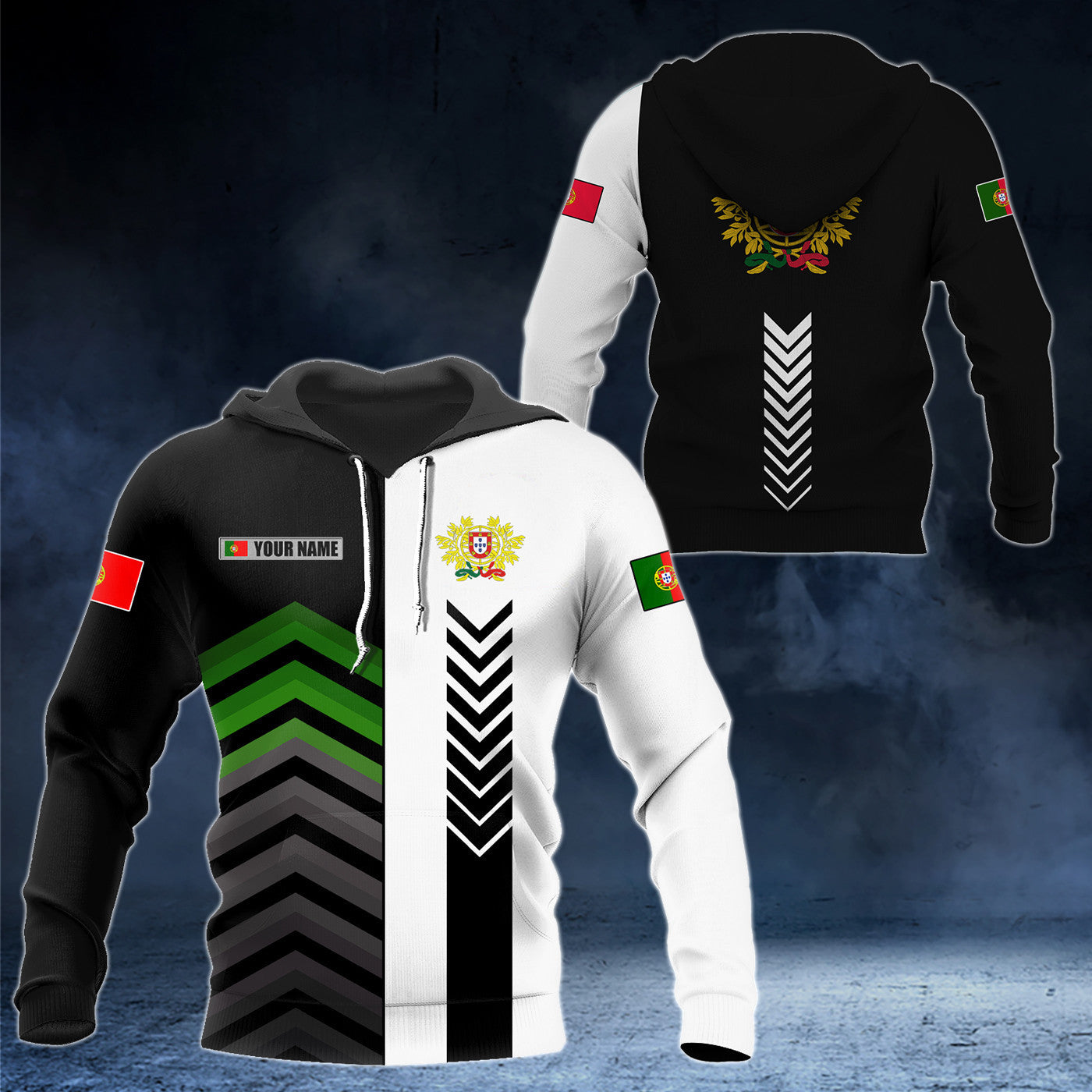 Customize Coat Of Arms Portugal Speed Style Unisex Adult Shirts