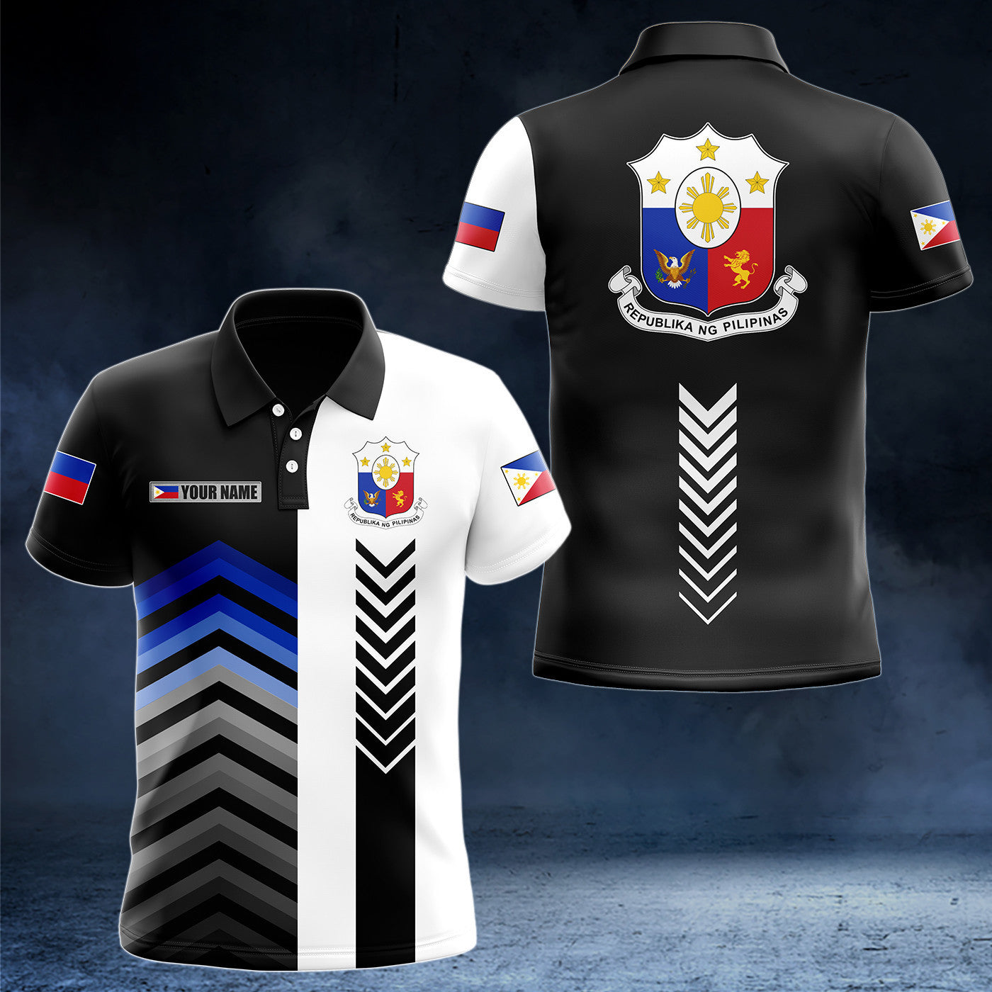 Customize Coat Of Arms Philippines Speed Style Unisex Adult Shirts