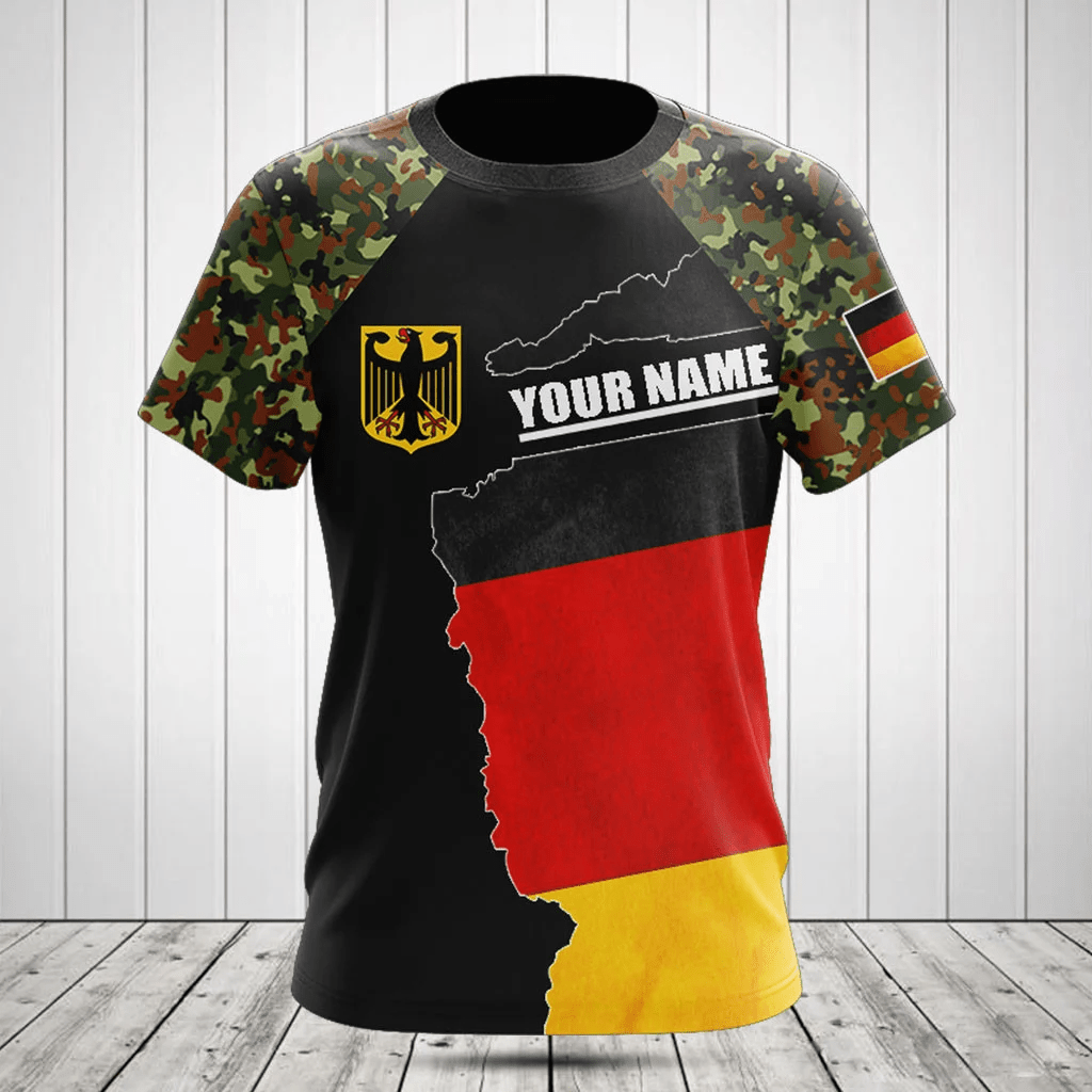 Customize Germany Coat Of Arms Camouflage Shirts