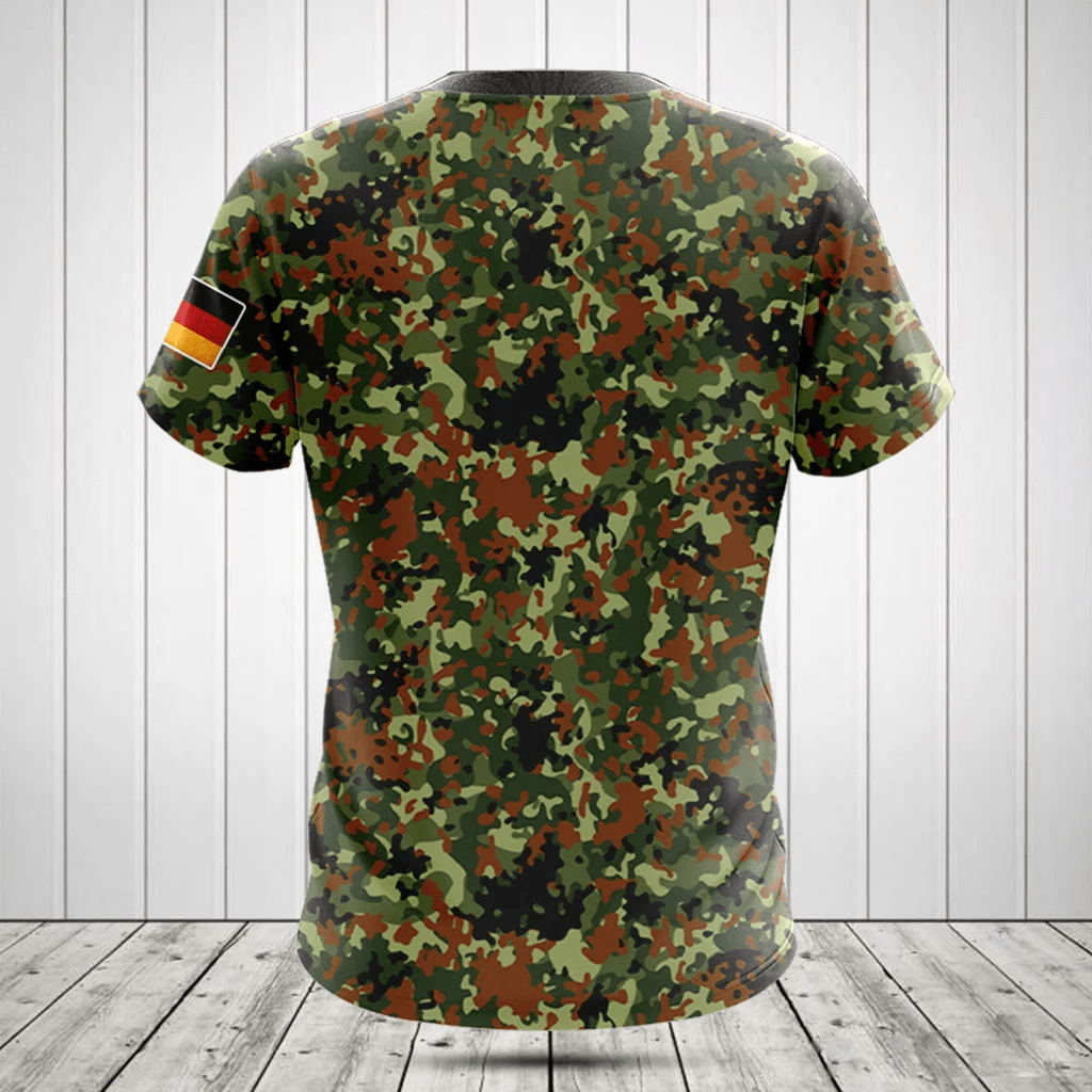 Customize Germany Coat Of Arms Camouflage Shirts