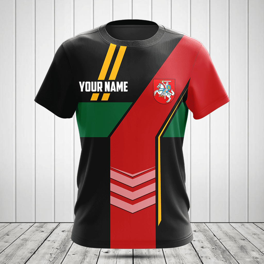 Customize Lithuania Flag Speed Style Shirts