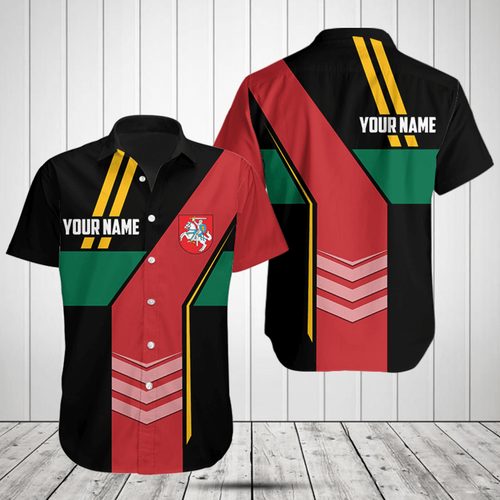 Customize Lithuania Flag Speed Style Shirts