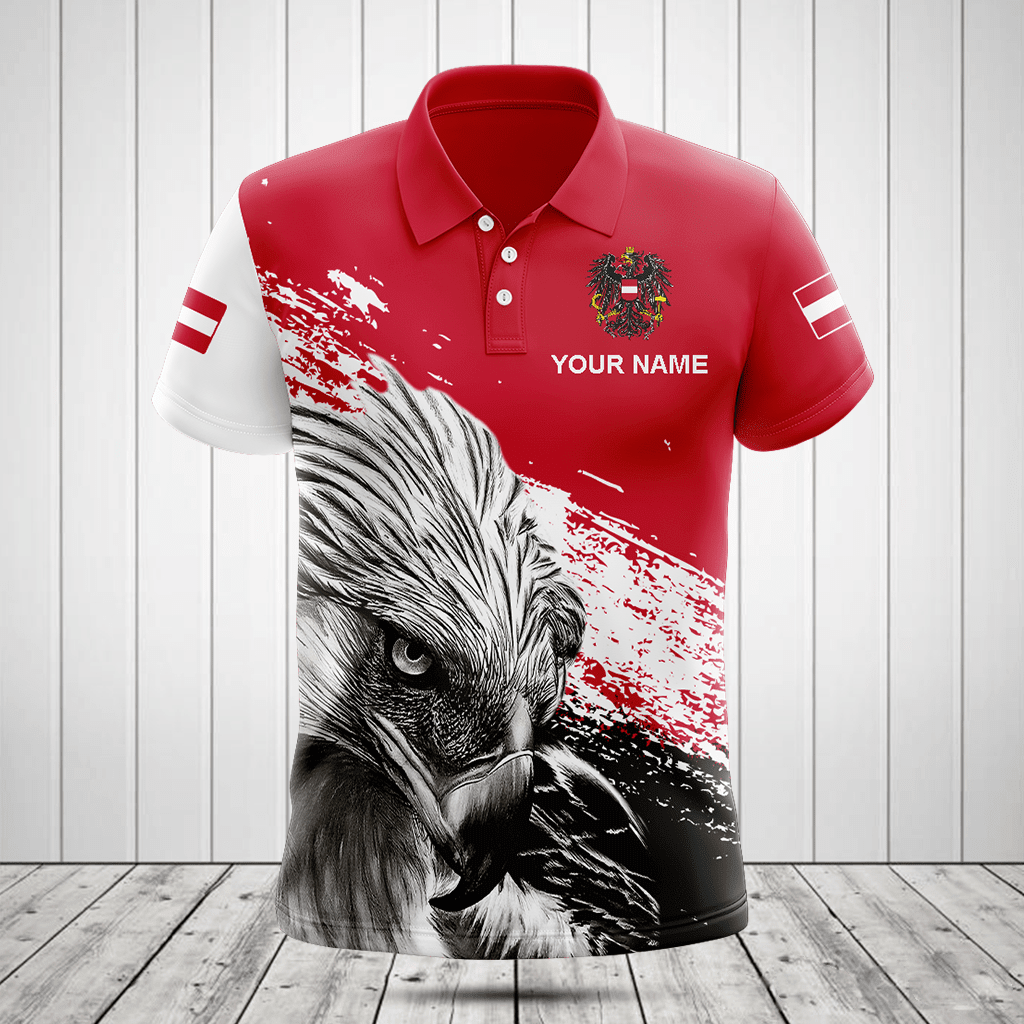 Customize Austria Coat Of Arms Eagle Shirts