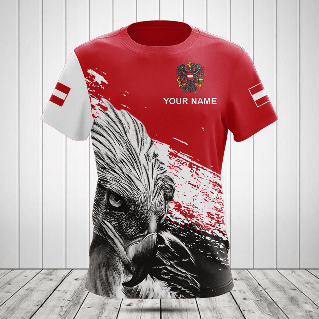 Customize Austria Coat Of Arms Eagle Shirts