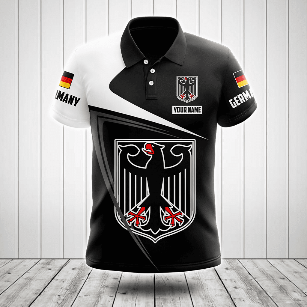 Deutschland Symbol Schwarz-Weiß-Shirts anpassen