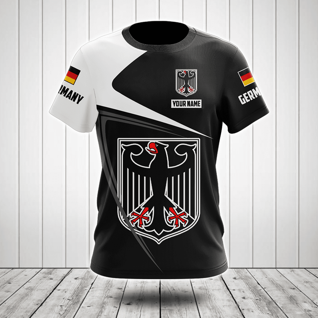 Deutschland Symbol Schwarz-Weiß-Shirts anpassen