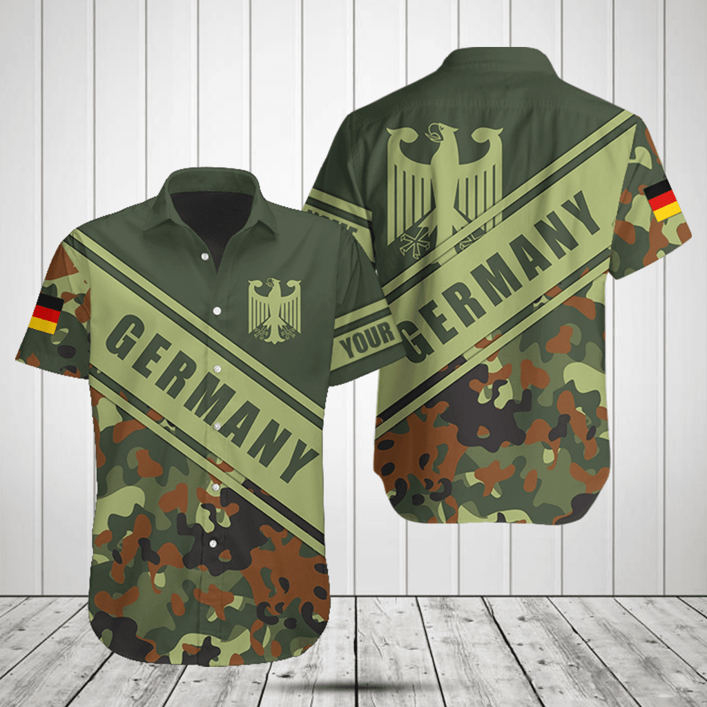 Deutschland Wappen Camouflage 3D Shirts anpassen