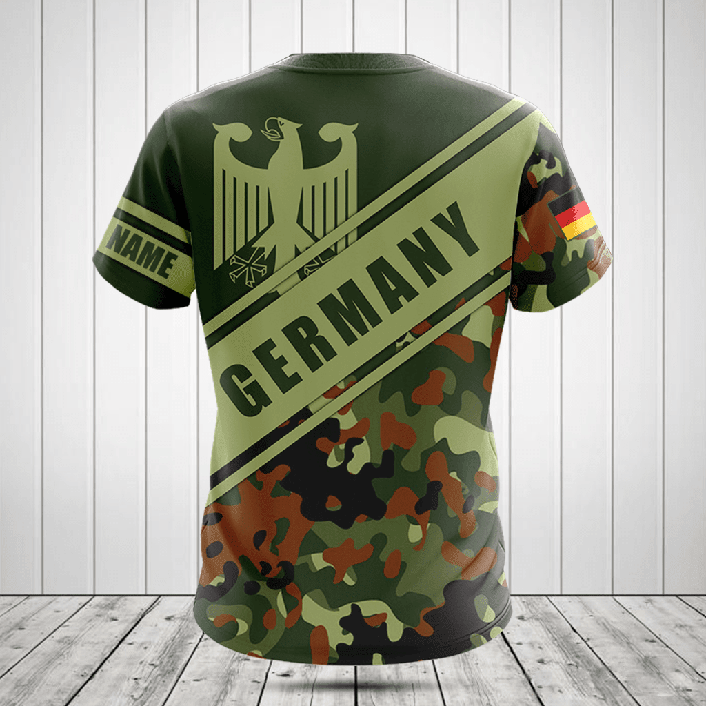 Deutschland Wappen Camouflage 3D Shirts anpassen