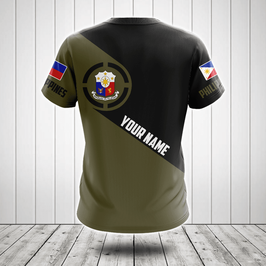 Customize Philippines Coat Of Arms Round Shirts