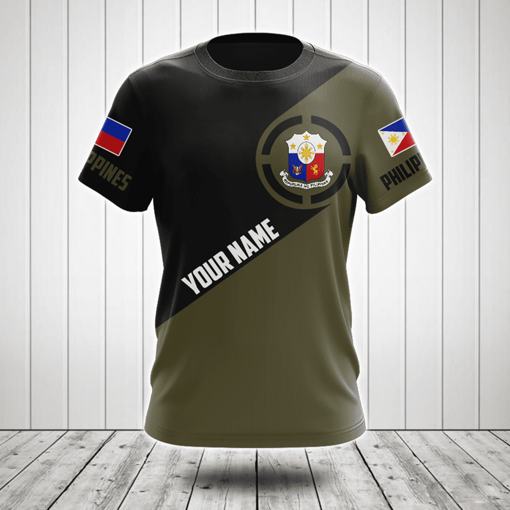 Customize Philippines Coat Of Arms Round Shirts