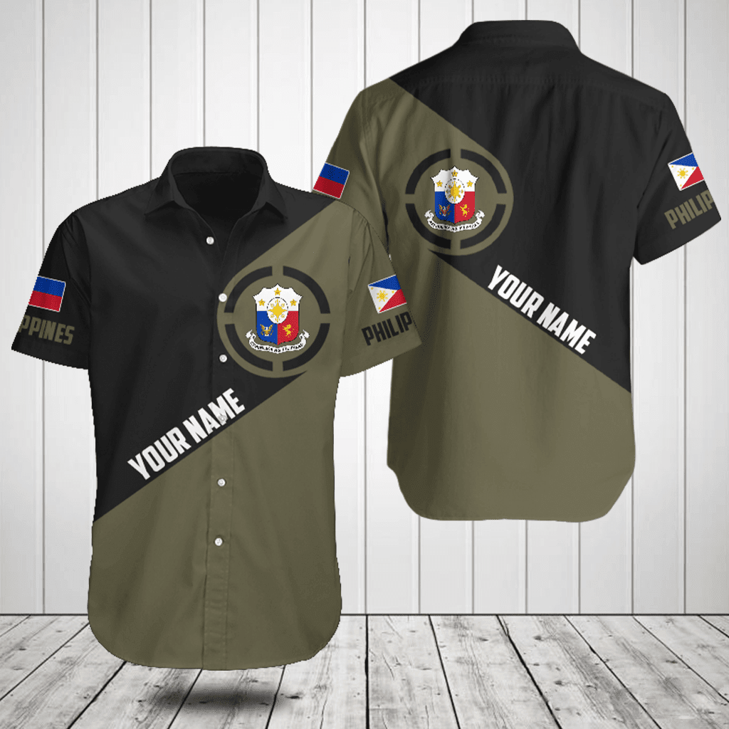 Customize Philippines Coat Of Arms Round Shirts