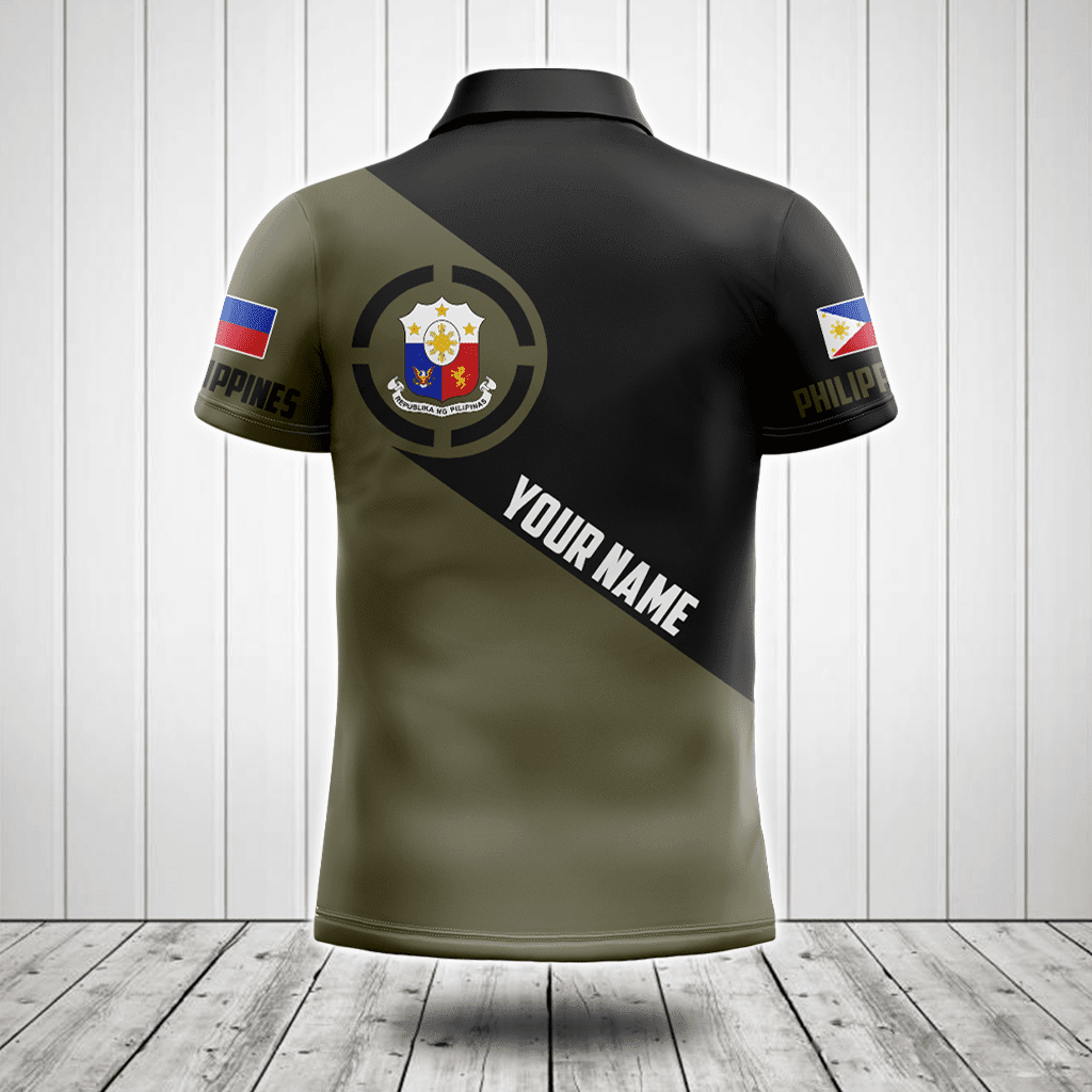 Customize Philippines Coat Of Arms Round Shirts