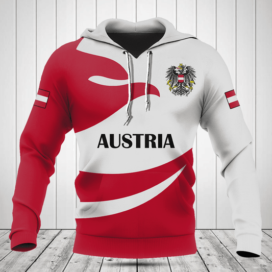 Austria Flag Fire Style Shirts