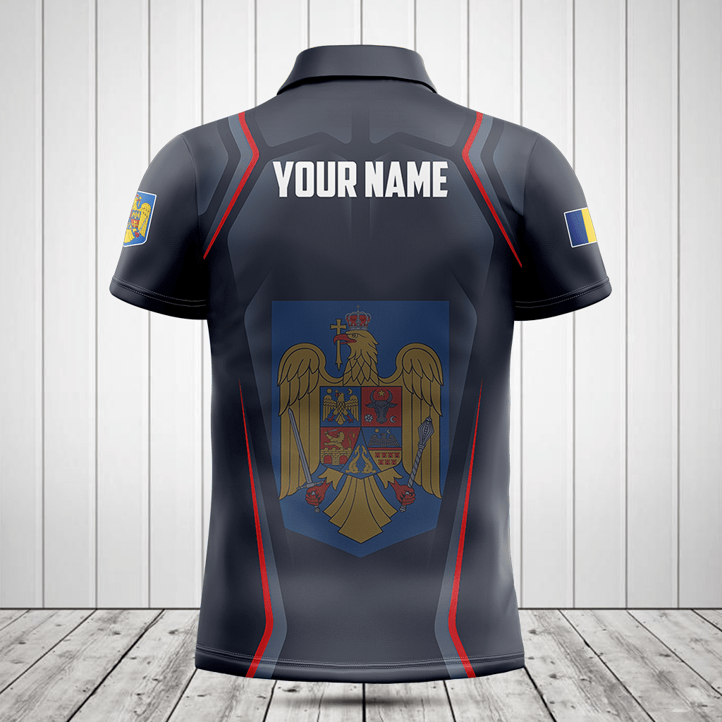 Customize Romania Coat Of Arms Print 3D Special Shirts