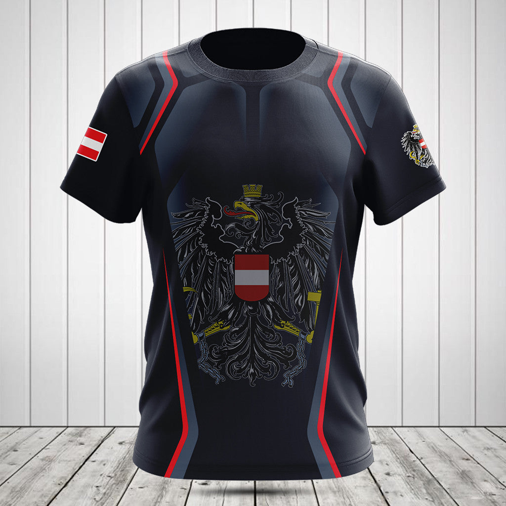 Österreich Wappen Druck 3D Spezial Shirts anpassen