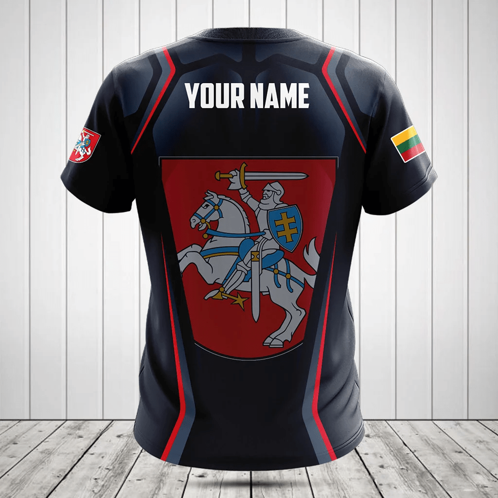 Customize Lithuania Coat Of Arms Print 3D Special Shirts