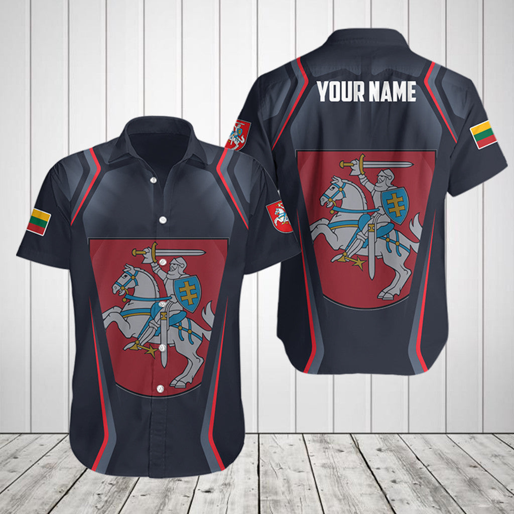 Customize Lithuania Coat Of Arms Print 3D Special Shirts