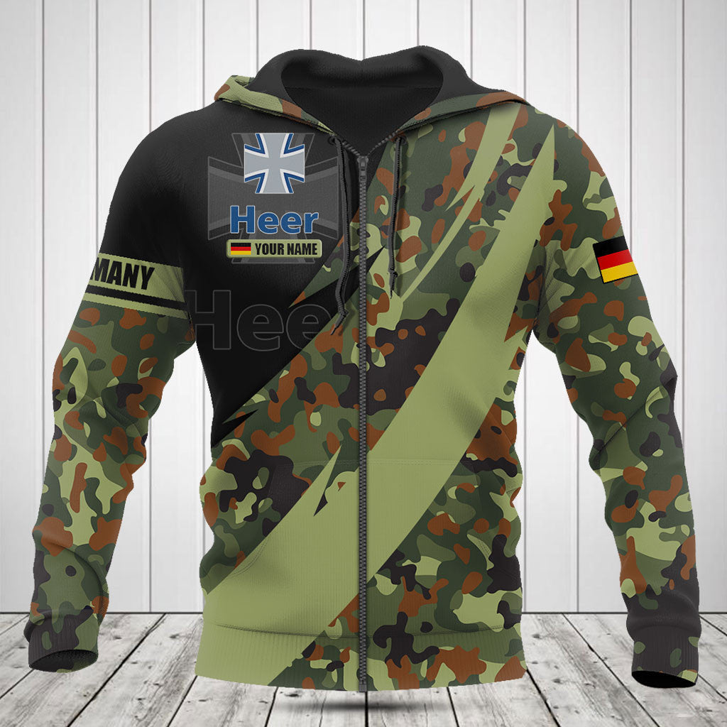 Customize German Army Camo Fire Style Shirts