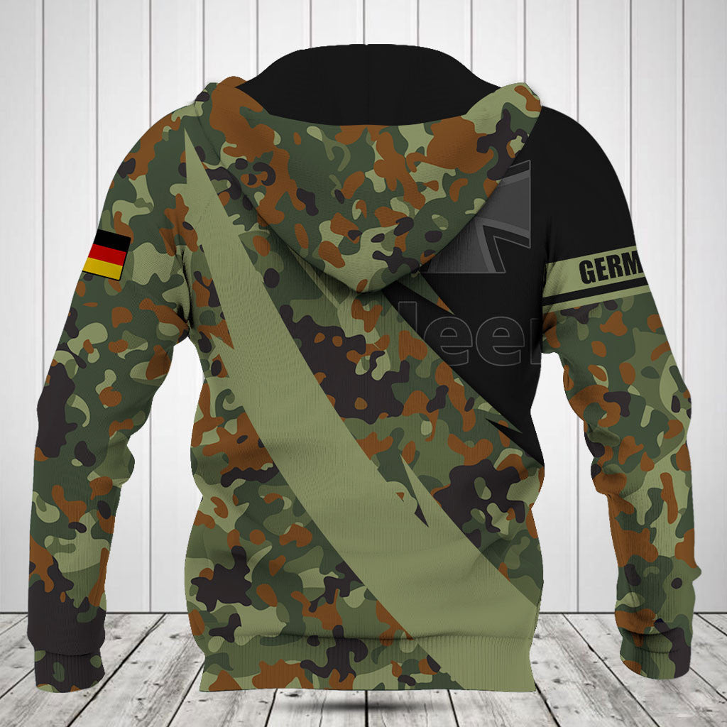 Personnalisez les chemises de style camouflage de l'armée allemande