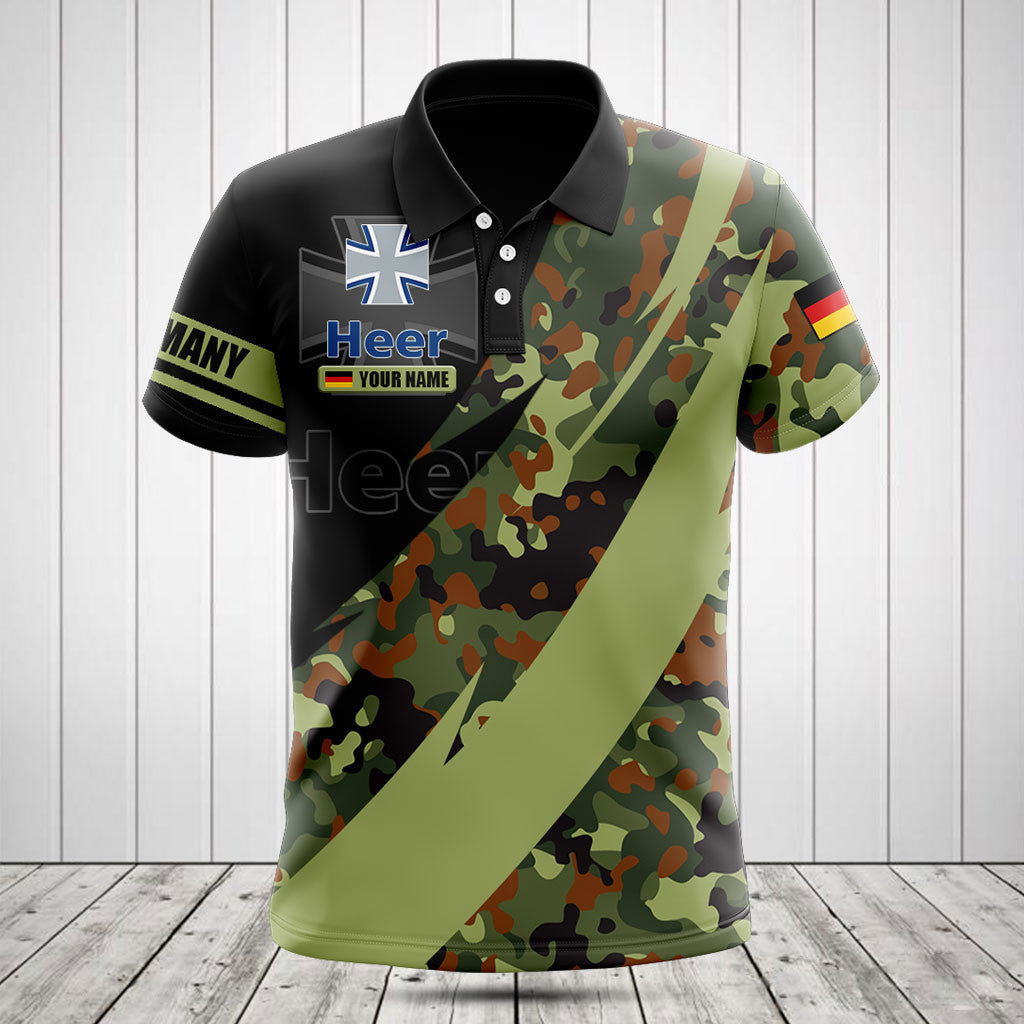 Customize German Army Camo Fire Style Shirts