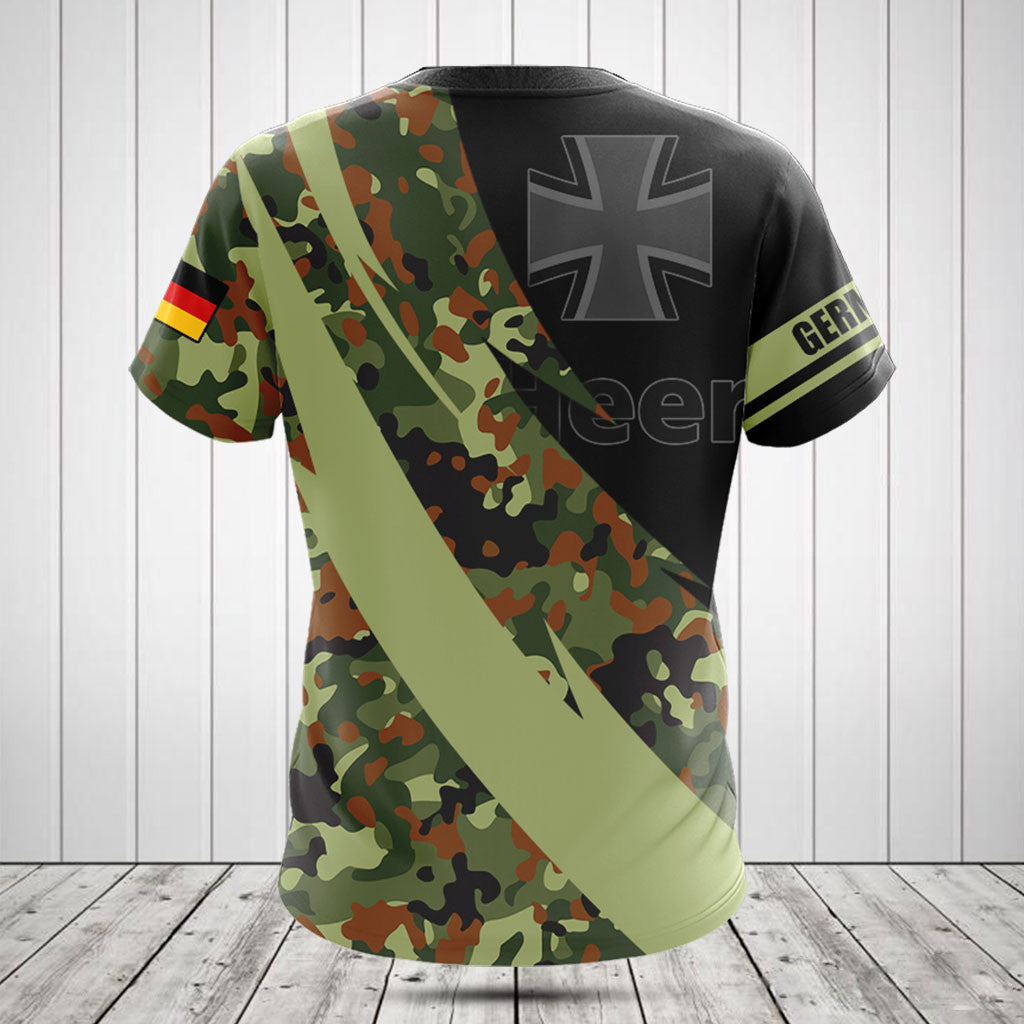 Customize German Army Camo Fire Style Shirts