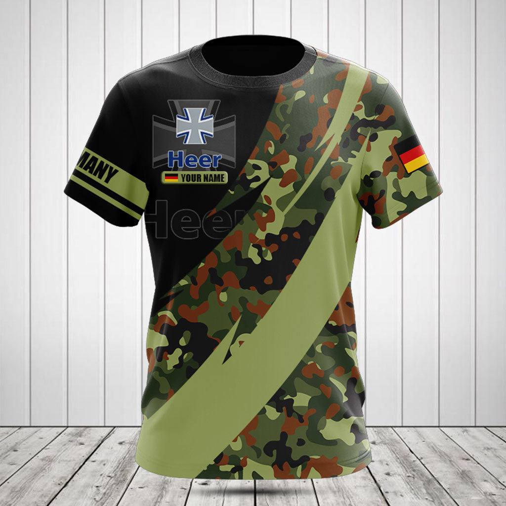 Personnalisez les chemises de style camouflage de l'armée allemande