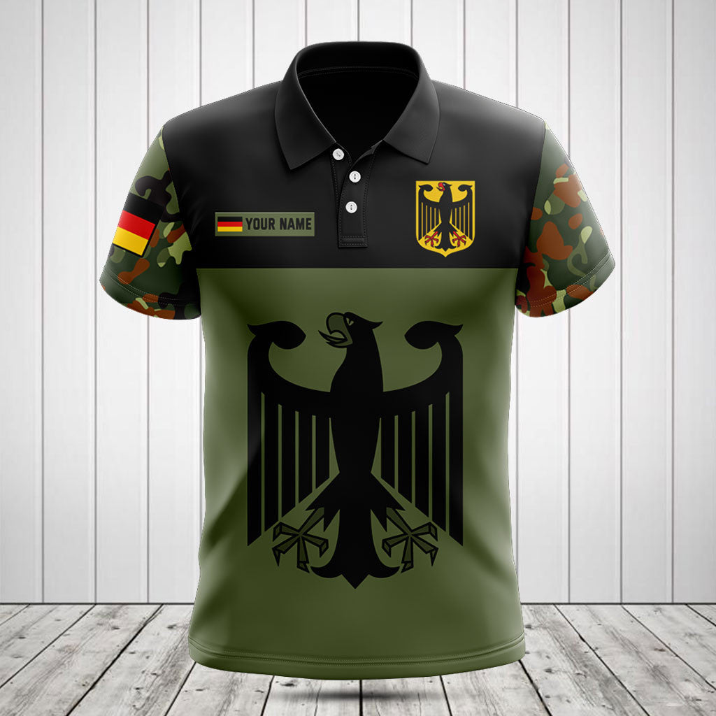 Customize Germany Black Coat of Arms Shirts