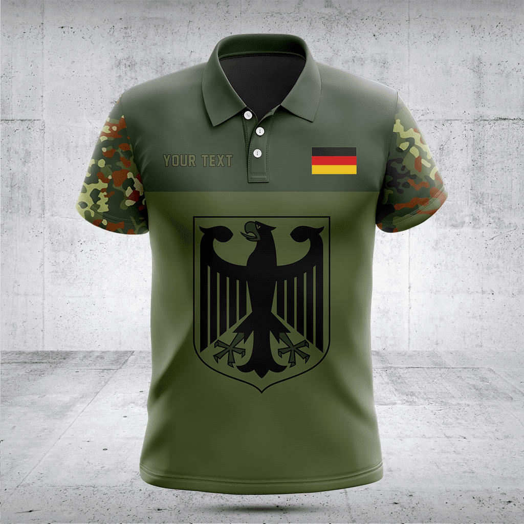 Anpassen Deutschland Wappen Camouflage Stil Shirts