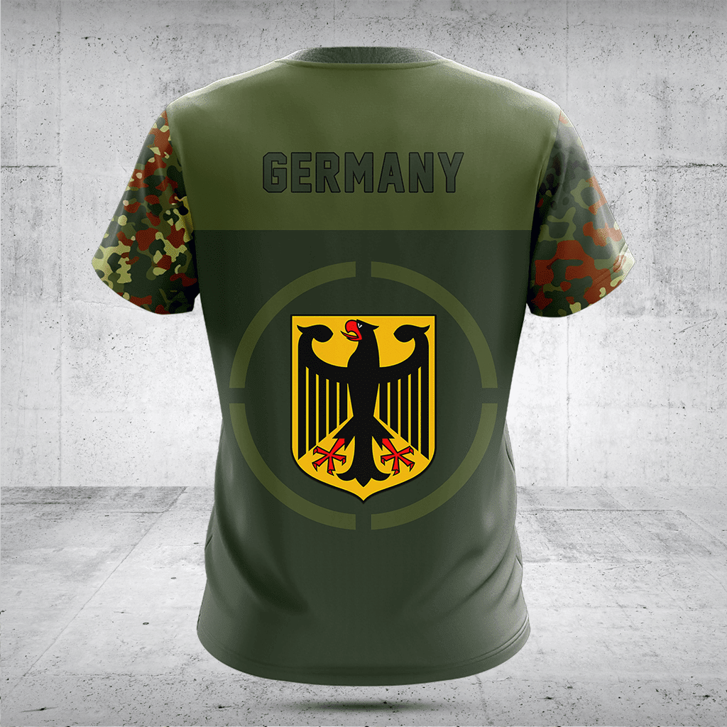 Anpassen Deutschland Wappen Camouflage Stil Shirts