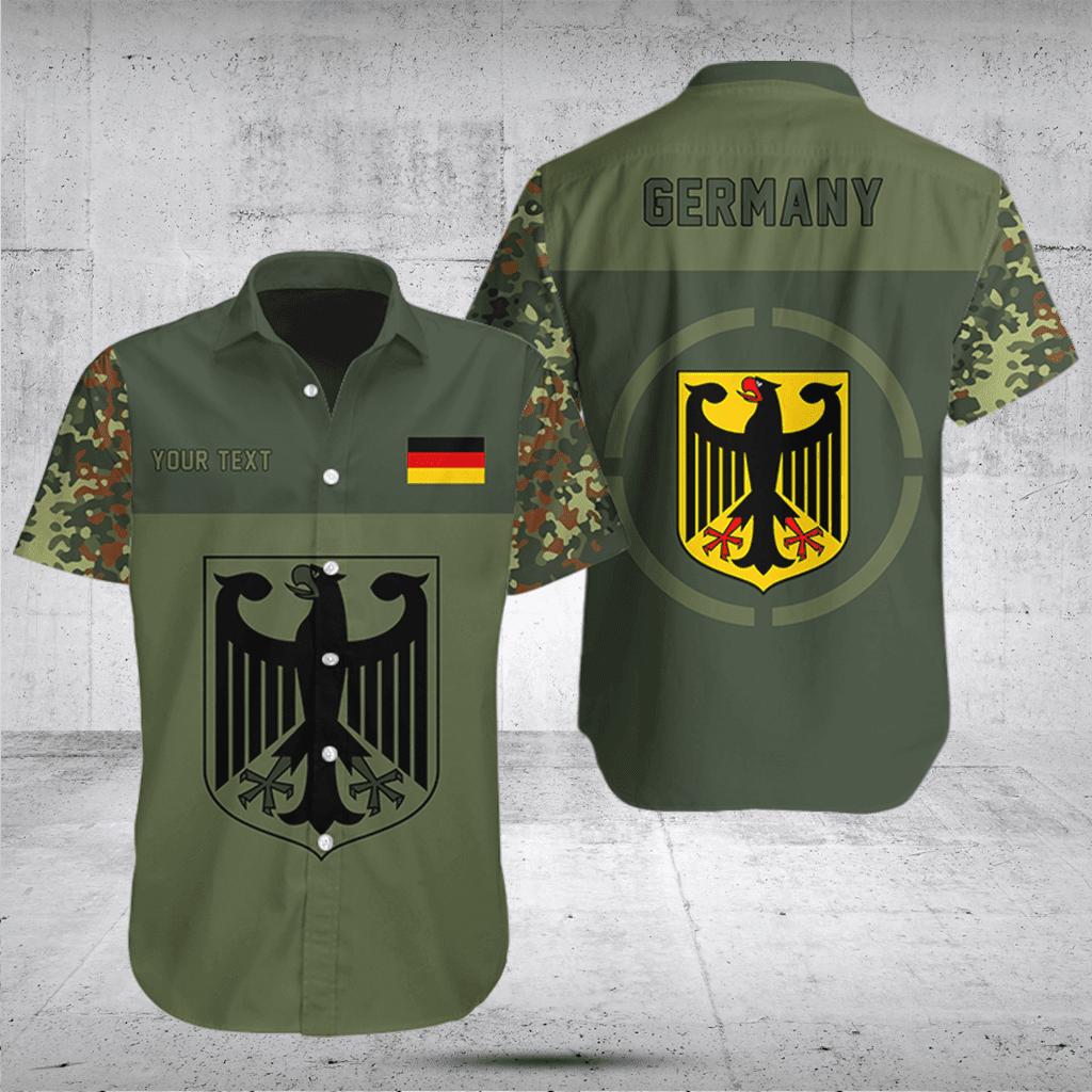 Anpassen Deutschland Wappen Camouflage Stil Shirts